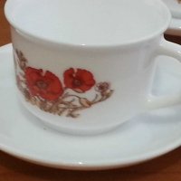 френски аркопал чаши за кафе , снимка 7 - Антикварни и старинни предмети - 31227786
