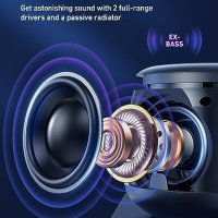 Нов Bluetooth Мини Безжичен високоговорител RGB светлини 360° Колонка музика, снимка 4 - Тонколони - 42316054