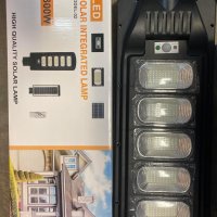 Соларни LED лампи със сензор за движение 180W/240W/300W/360W/ ДУ, снимка 1 - Лед осветление - 31076102