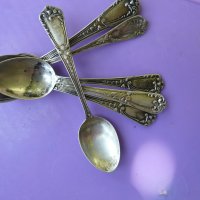  Френски сребърни лъжички , снимка 6 - Антикварни и старинни предмети - 34057712