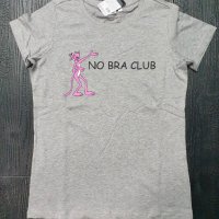 Дамска тениска Pink Panther and NO BRA CLUB, снимка 3 - Тениски - 34274516