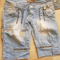 Дънчени панталони#S/M, снимка 4 - Къси панталони и бермуди - 33859524