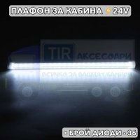 24V Плафон за интериорно осветление, Плафон за кабина за камион, снимка 4 - Аксесоари и консумативи - 39855872