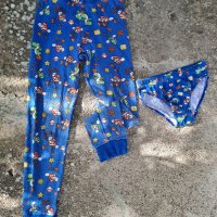 Супер Марио Нощничка/долница +слипче 98 размер, снимка 1 - Детски пижами - 42721278