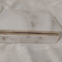 Мраморна кутия за бижута - Минералсувенир, снимка 5 - Антикварни и старинни предмети - 42179546