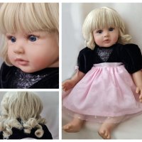  Реалистична кукла дете 55 см, отлична!, снимка 1 - Кукли - 44295253