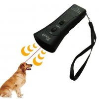 Нов качествен модел ултразвуков кучегон Double Dog Chaser и Dog Trainer + батерия!, снимка 3 - За кучета - 29142303