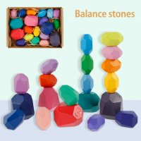 3607 Игра за баланс с цветни камъчета, снимка 5 - Други - 36765906