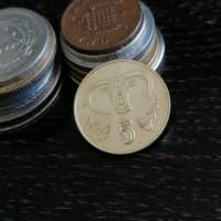 Mонета - Кипър - 5 цента | 2001г., снимка 1 - Нумизматика и бонистика - 29412201