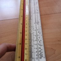 Измервателни инструменти линии от соца - триъгълна и Logarex 27403-II, снимка 4 - Други инструменти - 44384229