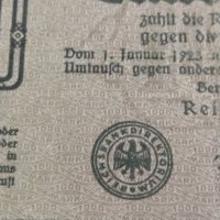 Райх банкнота - Германия - 1000 марки / 1922 година - 17942, снимка 4 - Нумизматика и бонистика - 31024649