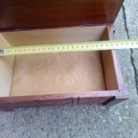 Старинна дървена кутия за бижута, снимка 5 - Антикварни и старинни предмети - 40849541