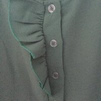 Блузка в зелено, снимка 2 - Корсети, бюстиета, топове - 38042812