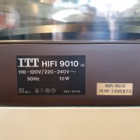 Грамофон ITT EXCLUSIVE LINE HIFI 9010 Belt Drive Record player В отлично техническо и визуално състо, снимка 11 - Грамофони - 33804005