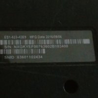 Лаптоп Acer Aspire ES1 ES1-523 на части, снимка 2 - Части за лаптопи - 38200358