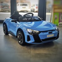 ТОП ЦЕНА!НОВО!Акумулаторна кола AUDI RS E-tron GT с меки гуми,12V батерия , снимка 1 - Детски велосипеди, триколки и коли - 39226760