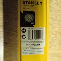 Нивелир алуминиев STANLEY, снимка 2 - Други инструменти - 40038529