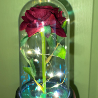 Оригинална вечна светеща роза в стъкленица, снимка 1 - Романтични подаръци - 44328827