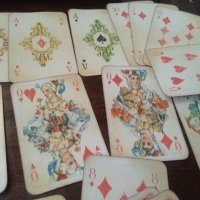 Rokoko ГДР стари карти червен гръб, снимка 4 - Карти за игра - 39677079