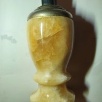 Стара настолна запалка мрамор, снимка 1 - Запалки - 40299984