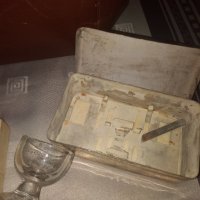 Антична кафява кожена лекарска чанта от период 1950 г , снимка 16 - Антикварни и старинни предмети - 31144273