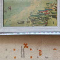 Красива репродукция на картина на Клод Моне в масивна дървена рамка, снимка 3 - Картини - 37746805