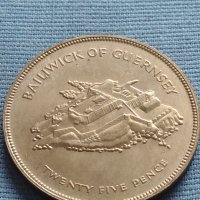 Монета 25 пенса 1977г. Великобритания 25г. От възкачването на Кралица Елизабет втора 40432, снимка 5 - Нумизматика и бонистика - 42697749
