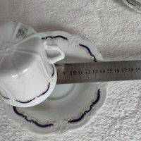 Баварски порцеланов сервиз за чай десерт в топ състояние, снимка 5 - Сервизи - 42733335