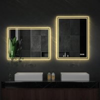Огледало за баня с LED осветление XMR-C18-813, снимка 2 - Огледала - 42915124
