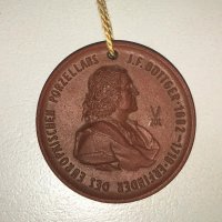 Порцеланов медальон - ГДР 1982 - за колекционери, снимка 1 - Нумизматика и бонистика - 32061545