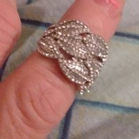 Искрящ пръстен стил Винтидж, снимка 3 - Пръстени - 38607580