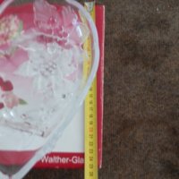 Декоративна купа - поднос с формата на сърце Walther Glas Herzschale, снимка 10 - Чинии - 29545658