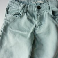 Ментови дънки клин НМ р140, снимка 3 - Детски панталони и дънки - 37432044