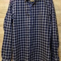 Мъжка карирана риза BANANA REPUBLIC, размер M, снимка 2 - Ризи - 34947237