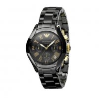 Оригинален мъжки часовник Emporio Armani AR1413 Ceramica Gold Tone, снимка 1 - Мъжки - 37759208