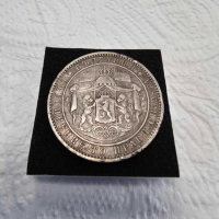 Сребърна монета 5лв 1885г, снимка 3 - Нумизматика и бонистика - 44731966