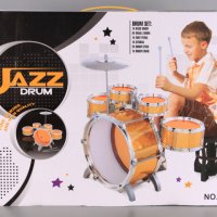 комплект барабани със столче, снимка 1 - Музикални играчки - 42651645