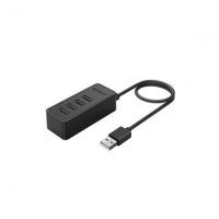 USB Хъб USB Разклонител Orico W5P-U2-100-BK-PRO USB2.0 4-портов с 1 метър кабел, снимка 3 - Друга електроника - 35550540