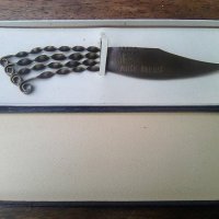 Стар меден нож за разрязване на кореспонденция с реклама на ЛОТ - Полски аеролиниии, снимка 6 - Други ценни предмети - 39443568