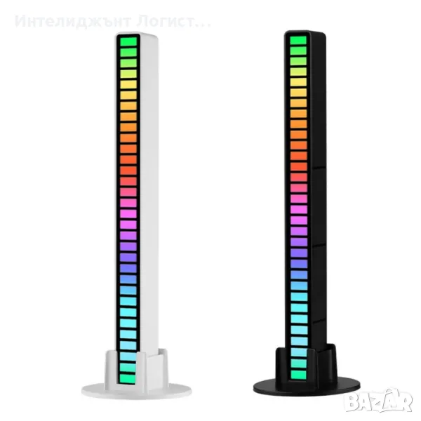 Лед музикален индикатор, RGB rhythmic, снимка 1