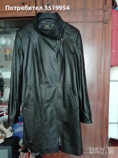 Модерно палто от естествена кожа , снимка 1