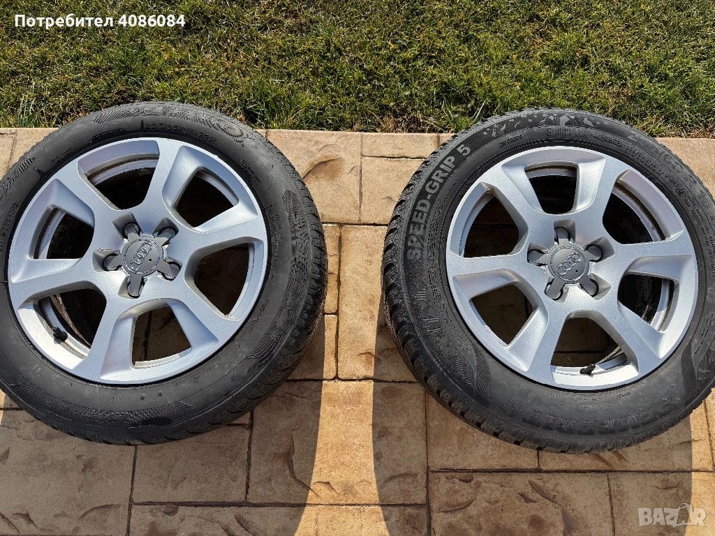 Джанти с гуми за Ауди А4 B8, снимка 1