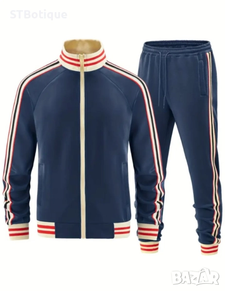 ❄️🧥Мъжки Спортен Комплект – Тъмно синьо , Кралско синьо Армейско зелено ,Черно | STBoutique❄️💥, снимка 1