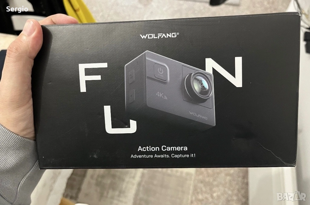 Екшън камера WOLFANG GA300 Action Camera 4K60FPS 24MP, снимка 1