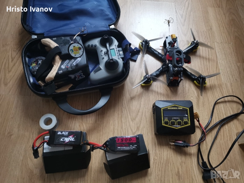 FPV дрон (аналогов) 5 инча готов сет за летене, снимка 1