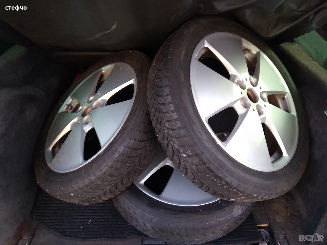 Предлагат се 4 бр.джанти за електрически автомобили на BMW.С датчици. , снимка 1