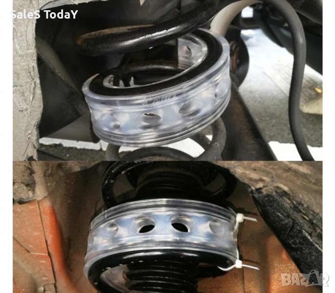 Буфер за пружина уретан, В, прозрачен, снимка 1