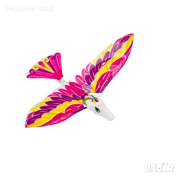 Хвърчило, Еднорог, пластмаса, 40см, снимка 1