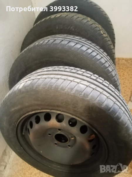 Джанти с гуми за Рено 15 цола, снимка 1