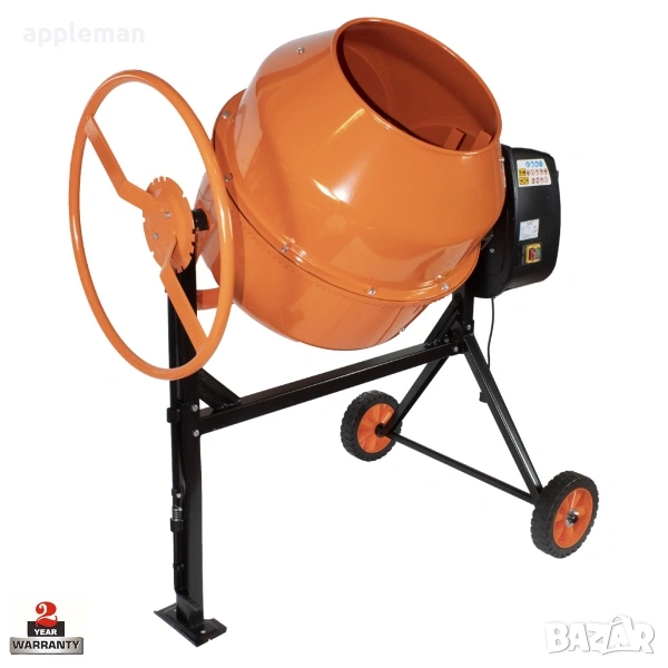 Бетонобъркачка ТЕМП HCM650, 195 л 1250W миксер за бетон , снимка 1